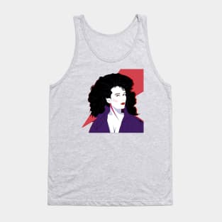 Jacket Lady 80s Patrick Nagel Tank Top